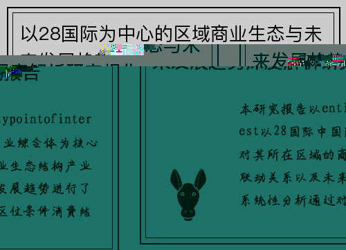 以28国际为中心的区域商业生态与未来发展趋势深度解析研究报告